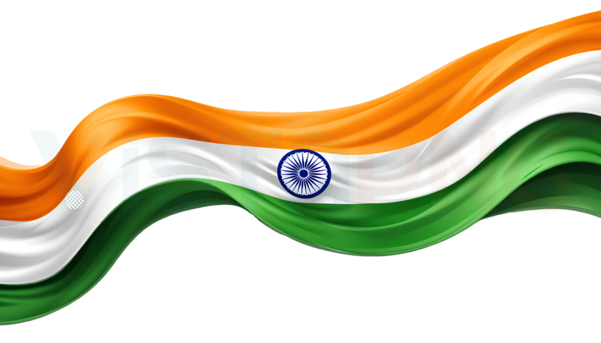 Independence Day Vector Clipart PNG Curve Shape Flag Colour Free Download