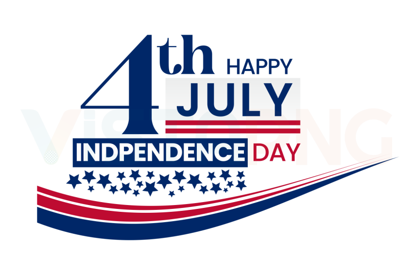 Happy Independence 4th July USA PNG Free Download