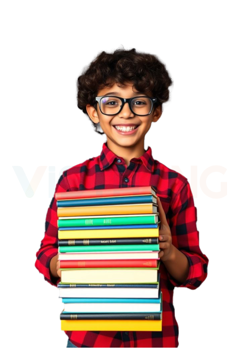 Kids Student PNG – Happy School Boy Holding Books Transparent Image Download