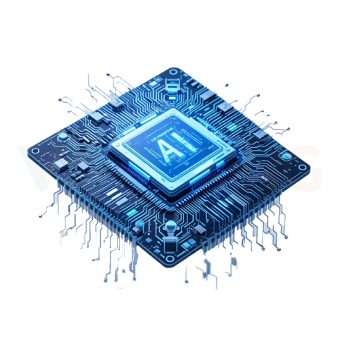 AI Chip PNG Transparent Image | Free Download for Tech & Innovation Projects