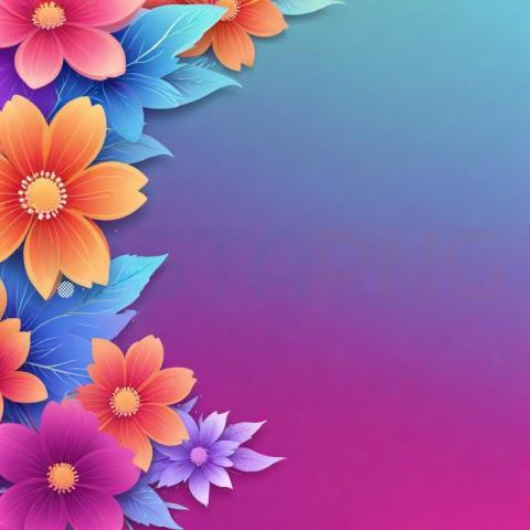 Flower Frame Background Free Image Download - VistaPNG