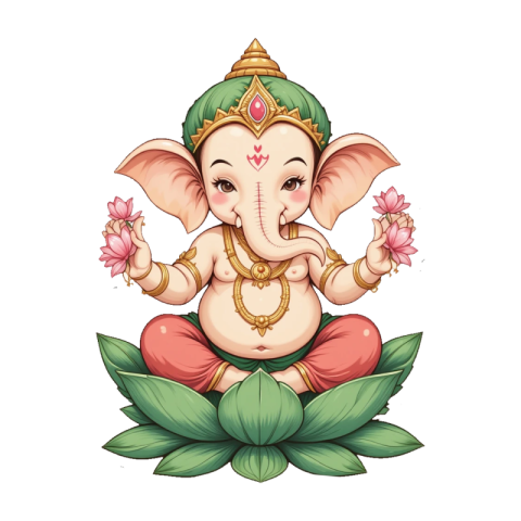 Ganesh Chaturthi Ji PNG Transparent Free Download - VistaPNG