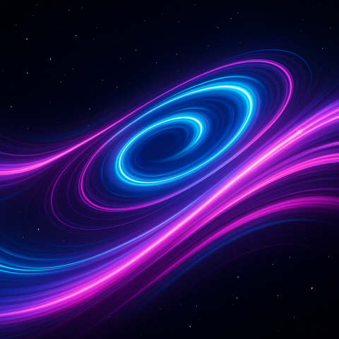 Neon Galaxy Rings Abstract Background Free JPG Download | VistaPNG