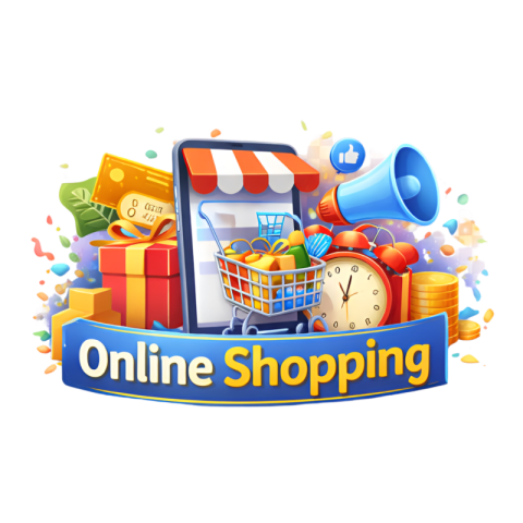 Online Shopping E Commerce Sale Concept Free PNG Image Download | VistaPNG