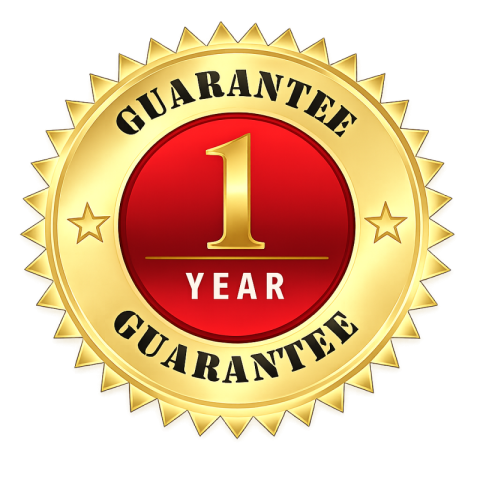 1 Year Guarantee Badge PNG Transparent Free Trasparent PNG Download  VistaPNG
