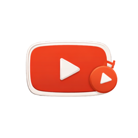 Play Button Video Media Icon 3D PNG IMAGE FREE DOWNLOAD