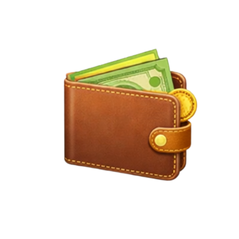 Wallet With Cash Money Icon 3D PNG IMAGE FREE DOWNLOAD
