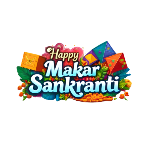 Happy Makar Sankranti Festival Kites Illustration PNG IMAGE FREE DOWNLOAD