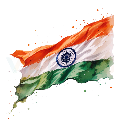Indian Flag PNG Transparent Background Free Download | Tiranga PNG for 15 August