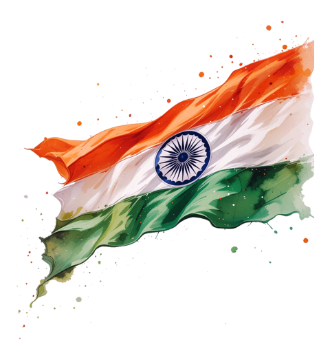 Indian Flag PNG Transparent Background Free Download | Tiranga PNG for 15 August