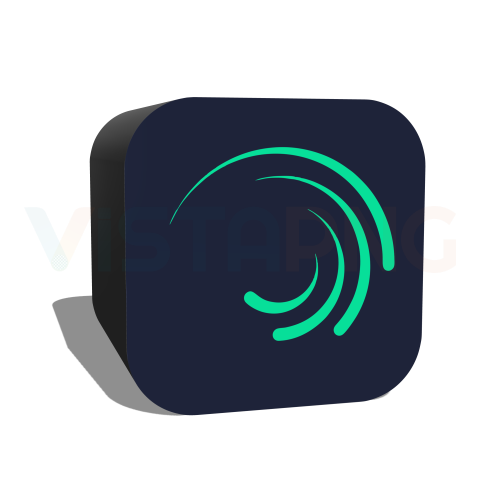 3D Alight Motion Logo PNG Transparent Free Download Video Editing