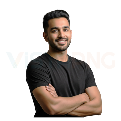 A Young Happy Man Standing PNG HD Download Free