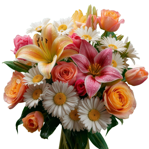Beautiful Flower Bouquet PNG Free Download | HD Transparent Flower Image